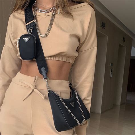 prada bag outfit ideas